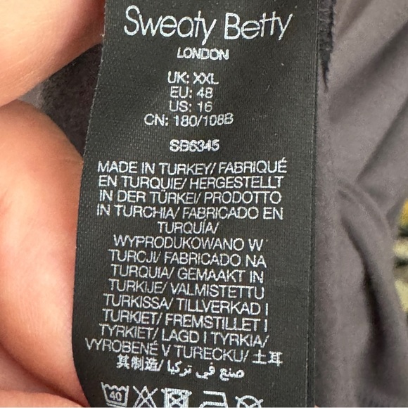 Sweaty Betty Drape Overlay Midi Dress XXL 👗 - Picture 5 of 7